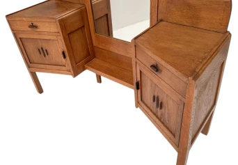 Art Deco Amsterdamse School Dressing Table or Vanity by J.J. Zijfers, 1920s